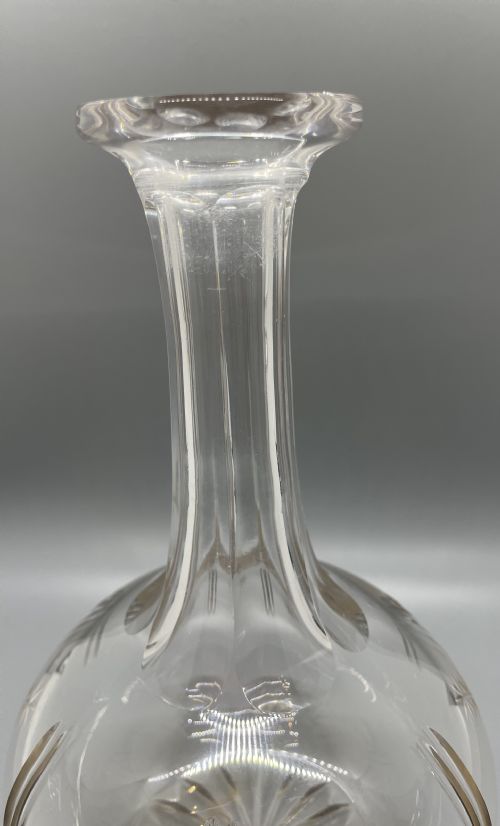 QUALITY VICTORIAN PAIR CRYSTAL DECANTERS C1870 - ADDITIONAL PHOTO 13