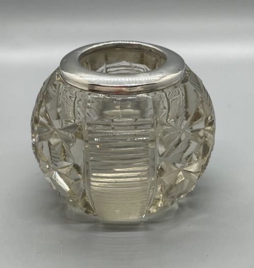 Edwardian Silver Mounted Match Striker Birmingham 1902