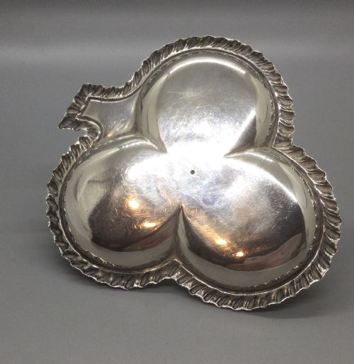 VICTORIAN SILVER TREFOIL CANDLESTICK CANDLEHOLDER CHESTER 1893 - ADDITIONAL PHOTO 6