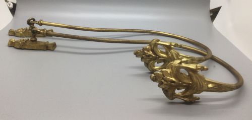 Late 19thc French Ormolu Curtain Supports Tie Backs C1880