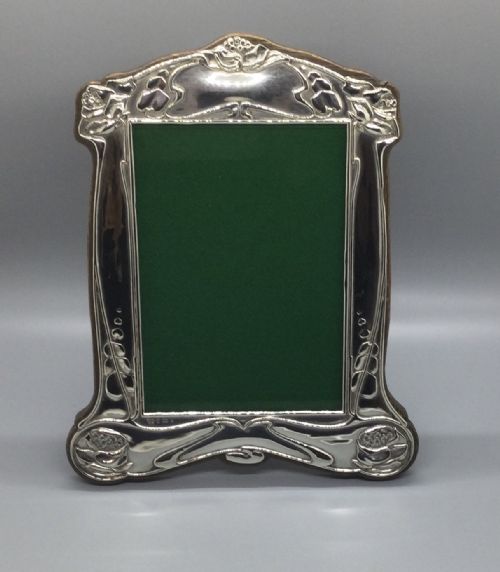 Art Nouveau Silver Photo Frame Birmingham 1904