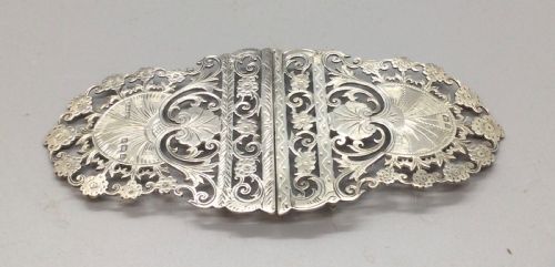 Late Victorian Silver Nurses Buckle Birmingham 1900