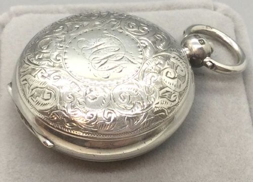 LATE VICTORIAN SILVER SOVEREIGN CASE BIRMINGHAM 1897 - ADDITIONAL PHOTO 1
