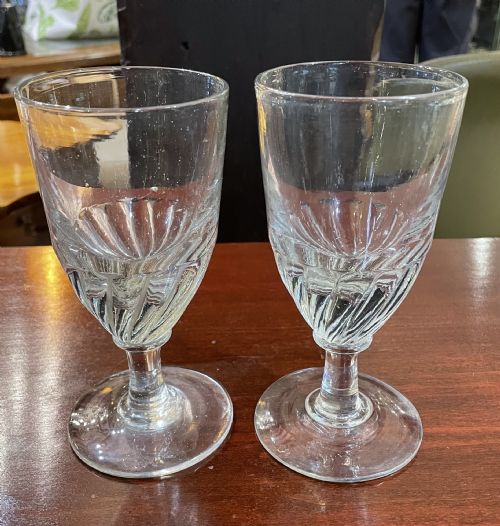 Late 19thc French Wine Goblets C1880