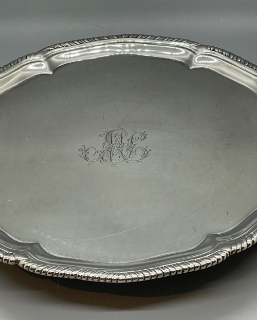 18THC GEORGE III SILVER SALVER LONDON 1772 - ADDITIONAL PHOTO 2