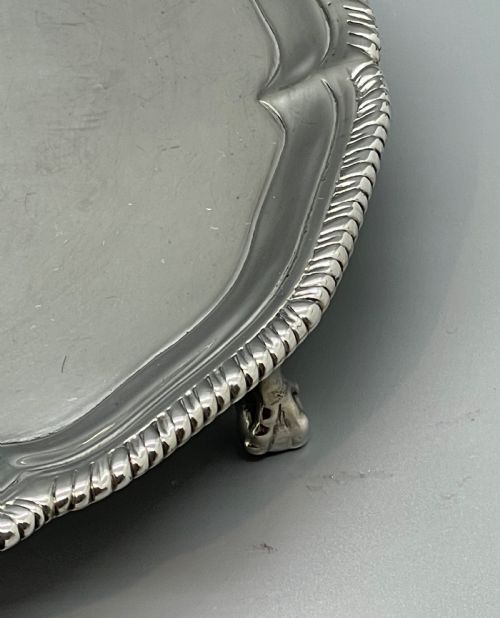 18THC GEORGE III SILVER SALVER LONDON 1772 - ADDITIONAL PHOTO 14