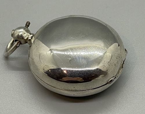 Victorian Silver Sovereign Case Birmingham 1890