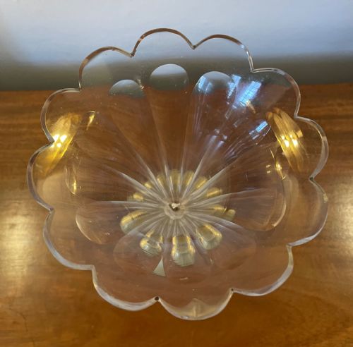 LATE 19THC FRENCH CRYSTAL GILT BRONZE CENTREPIECE VASE C1880 - ADDITIONAL PHOTO 6