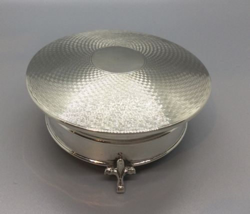 George V Silver Jewel Trinket Box Birmingham 1924