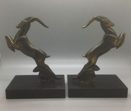 ART DECO FRENCH SPELTER BOOKENDS C1930 - ADDITIONAL PHOTO 10