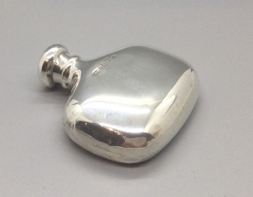 GEORGE V SILVER POCKET FLASK BIRMINGHAM 1927 - ADDITIONAL PHOTO 5