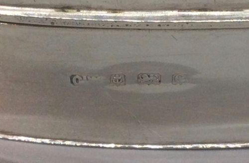 EDWARDIAN SILVER OVAL BOX BIRMINGHAM 1904 - ADDITIONAL PHOTO 2