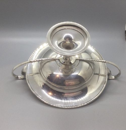 EDWARDIAN SILVER PEDESTAL BOWL LONDON 1902 - ADDITIONAL PHOTO 4