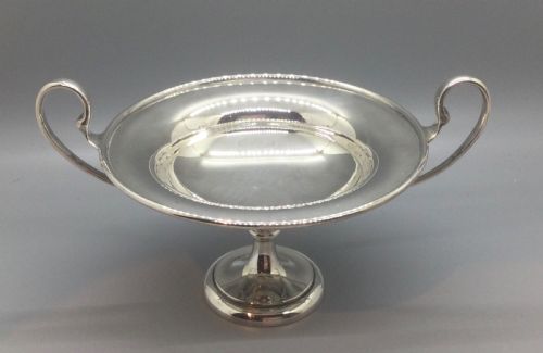EDWARDIAN SILVER PEDESTAL BOWL LONDON 1902 - ADDITIONAL PHOTO 9