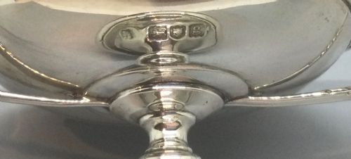 EDWARDIAN SILVER PEDESTAL BOWL LONDON 1902 - ADDITIONAL PHOTO 10