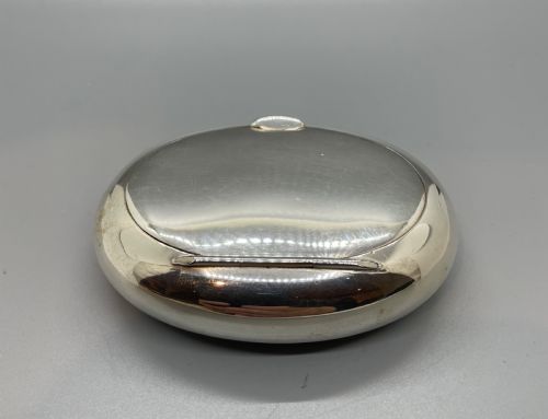 VINTAGE SILVER TOBACCO BOX BIRMINGHAM 1958 - ADDITIONAL PHOTO 2
