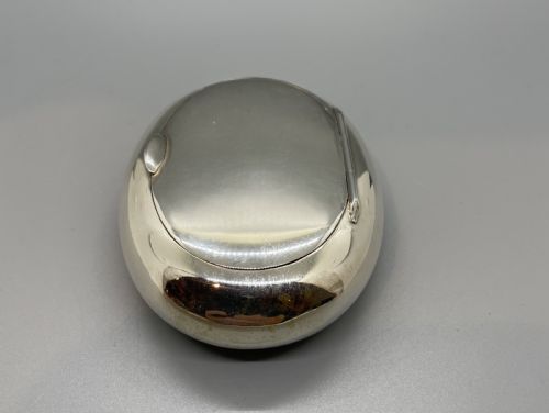 VINTAGE SILVER TOBACCO BOX BIRMINGHAM 1958 - ADDITIONAL PHOTO 3