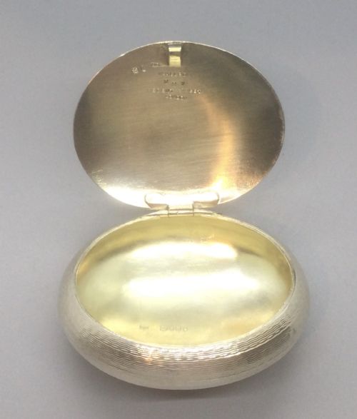 VICTORIAN SILVER SNUFF TOBACCO BOX LONDON 1843 - ADDITIONAL PHOTO 6