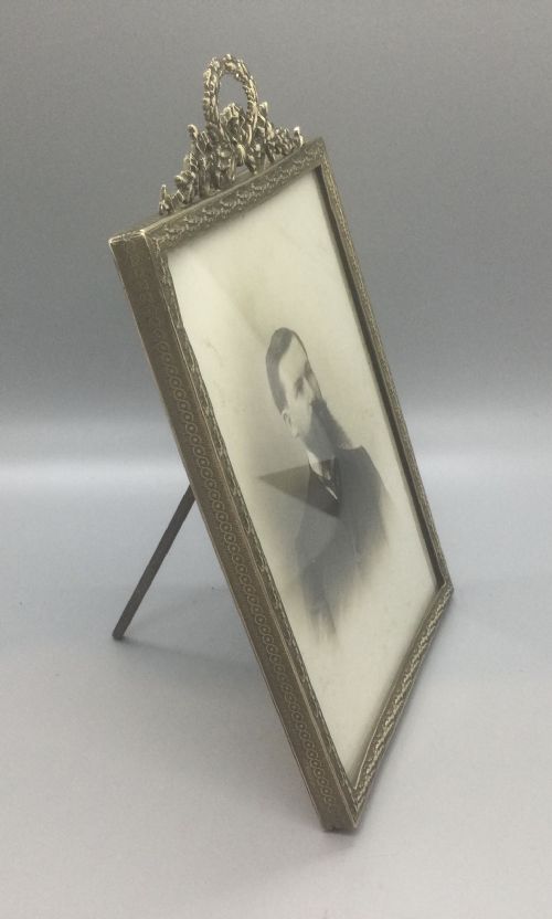 QUALITY 19THC FRENCH BRASS PHOTO FRAME C1880 - ADDITIONAL PHOTO 1