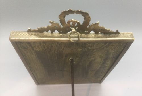QUALITY 19THC FRENCH BRASS PHOTO FRAME C1880 - ADDITIONAL PHOTO 3