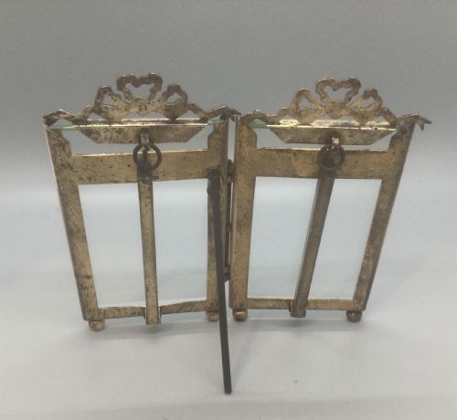 LATE 19THC FRENCH ORMOLU DOUBLE PHOTO FRAME C1880 - ADDITIONAL PHOTO 3