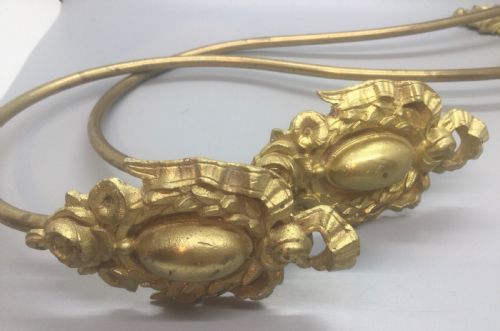 SUPERB 19THC FRENCH ORMOLU CURTAIN TIE BACKS C1880 - ADDITIONAL PHOTO 4