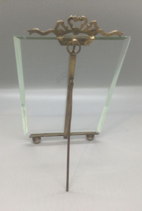 LATE 19THC FRENCH ORMOLU GLAZED PHOTO FRAME C1880 - ADDITIONAL PHOTO 4