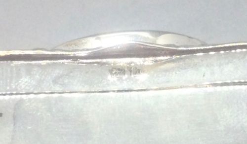 EDWARDIAN SILVER PORCELAIN ENAMEL JEWEL BOX BIRMINGHAM 1907 - ADDITIONAL PHOTO 8