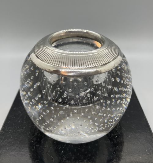 Rare Edwardian Silver Match Striker Birmingham 1904