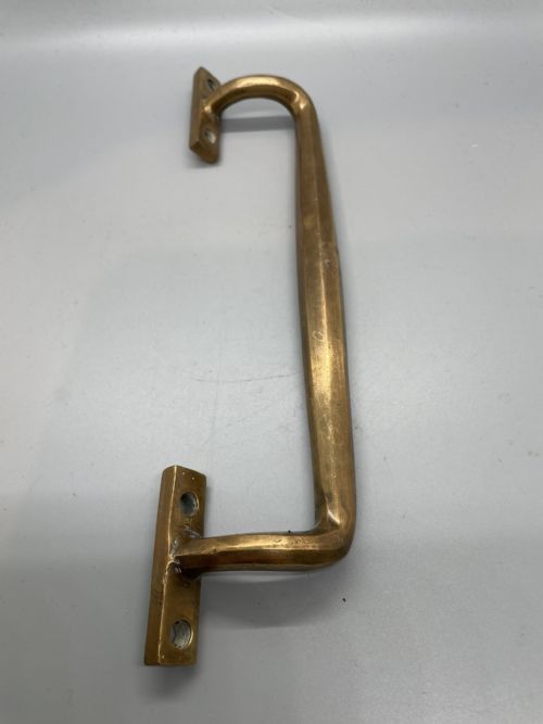 PAIR ANTIQUE BRONZE DOUBLE DOOR HANDLES C1930 - ADDITIONAL PHOTO 5