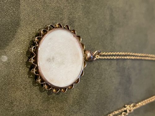 LATE 19THC 9CT ENAMEL PENDANT C1900 - ADDITIONAL PHOTO 8