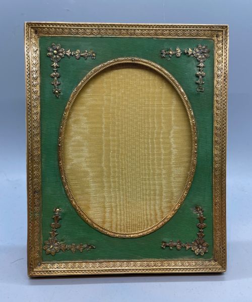 Edwardian Ormolu Damask Photo Frame C1910