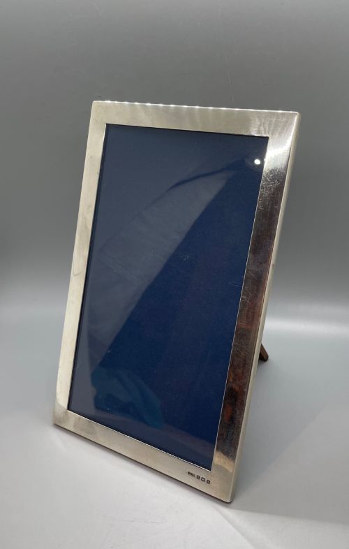 Edwardian silver portrait landscape photo frame Birmingham 1906