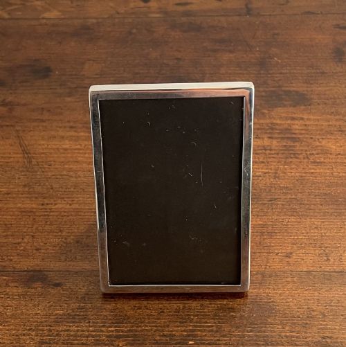 Small George V silver photo frame Birmingham 1918