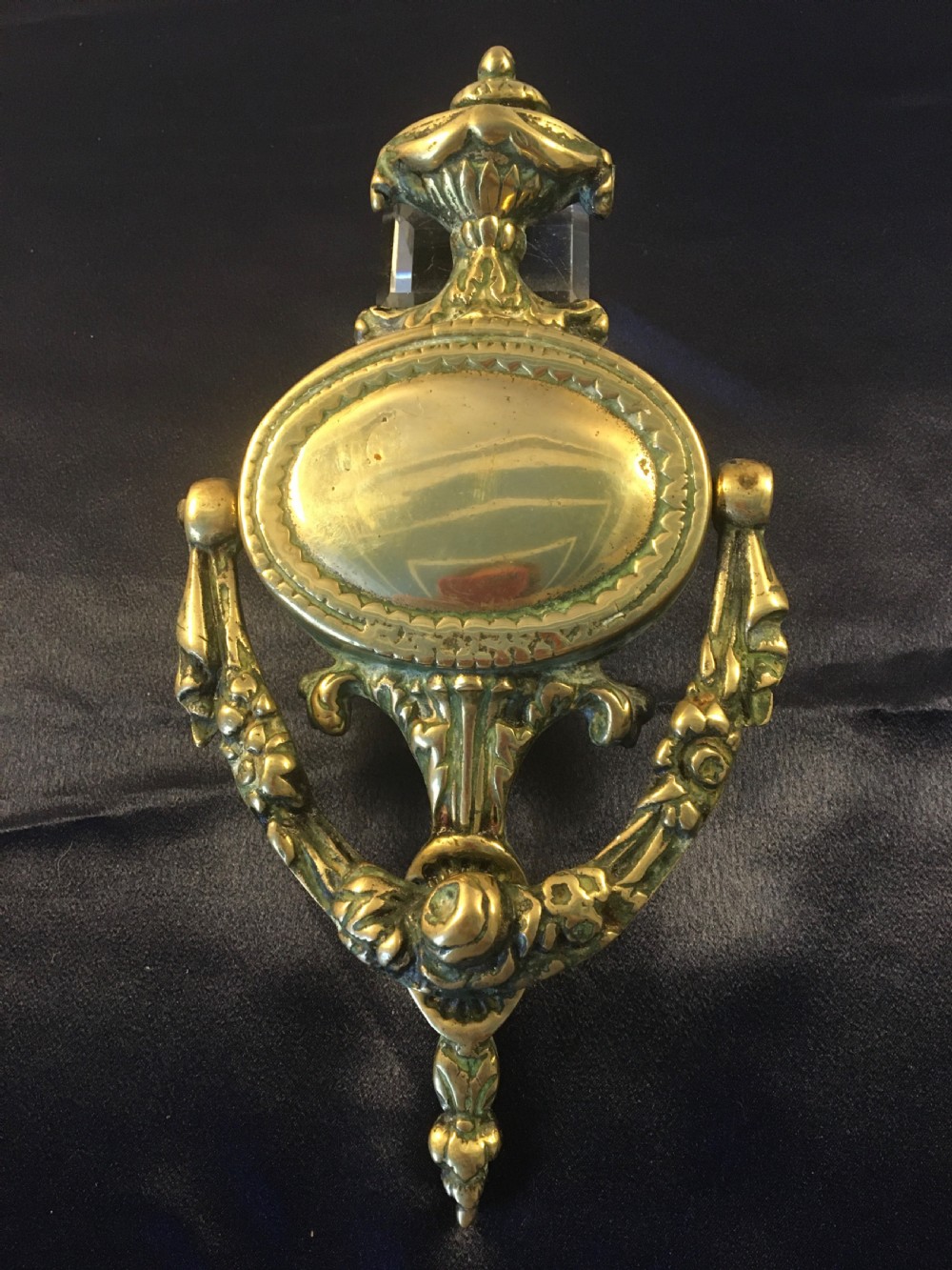Early 19thC Regency brass door knocker c1820