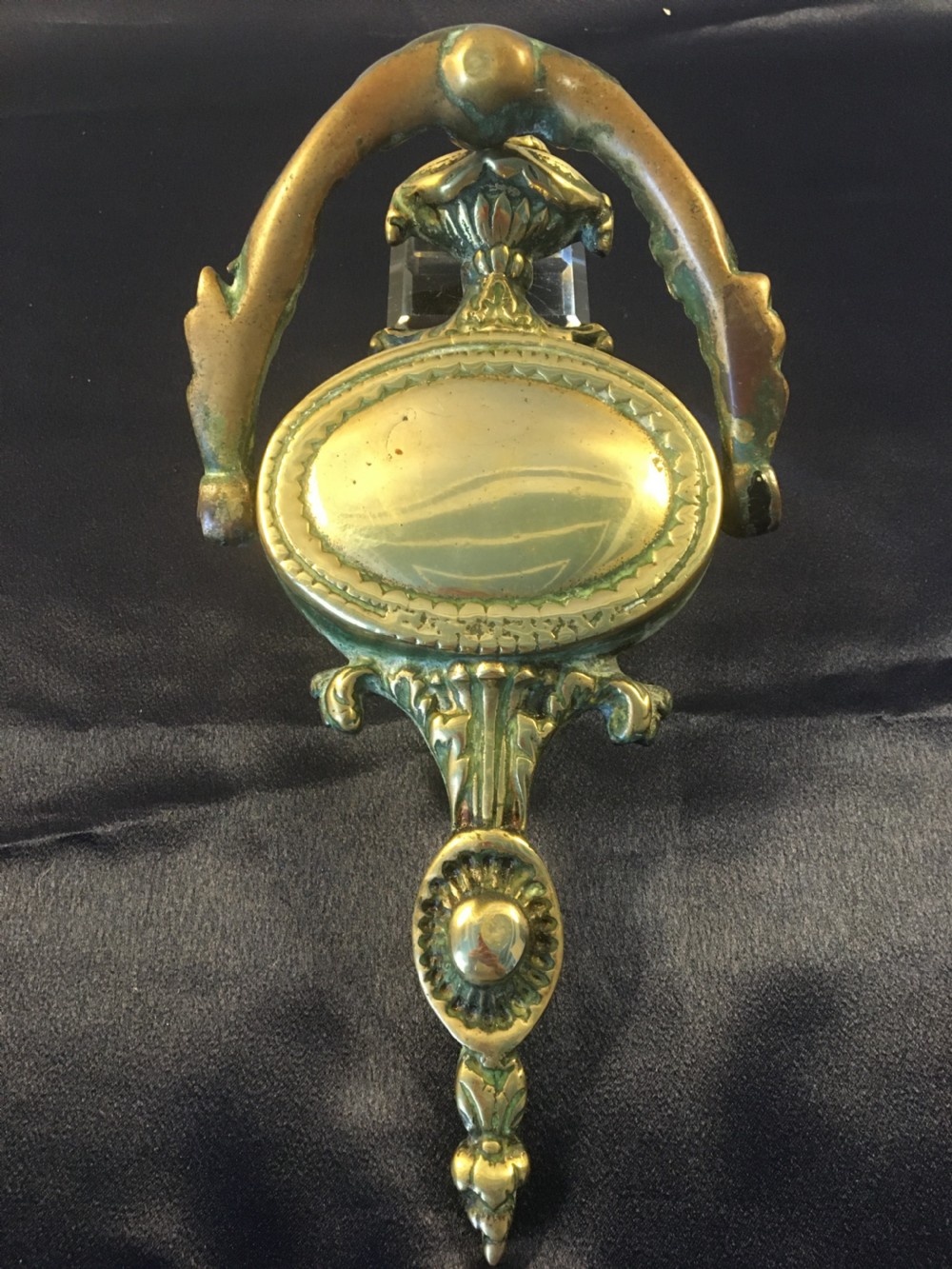 Early 19thC Regency brass door knocker c1820 View III