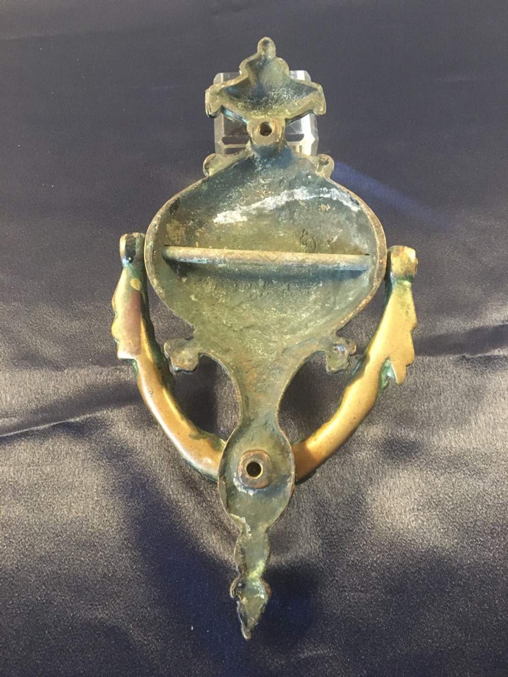 Early 19thC Regency brass door knocker c1820 View IV
