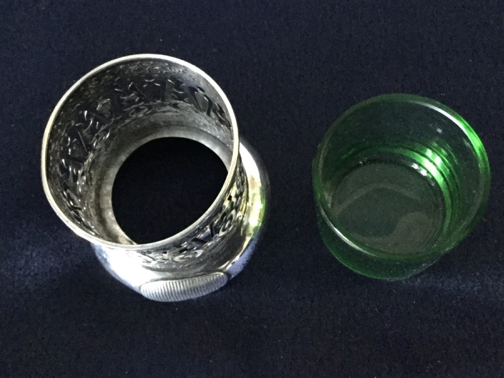 Edwardian silver match striker Birmingham 1901 Deakin & Francis View II