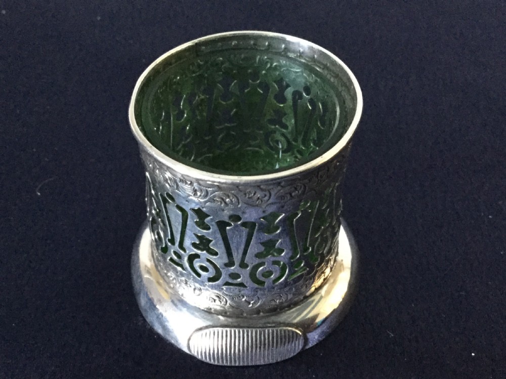 Edwardian silver match striker Birmingham 1901 Deakin & Francis View III