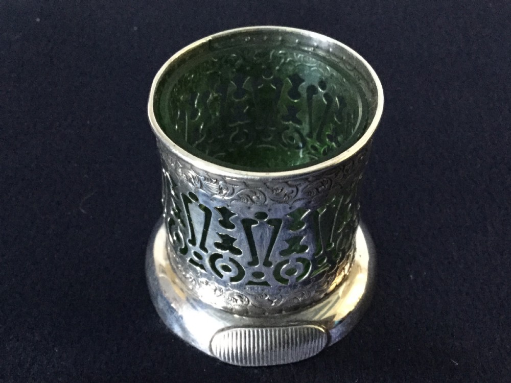 Edwardian silver match striker Birmingham 1901 Deakin & Francis View IV