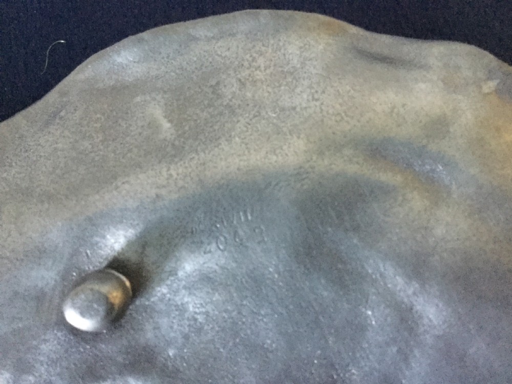 Art Nouveau pewter dish by Orivit c1900 View III