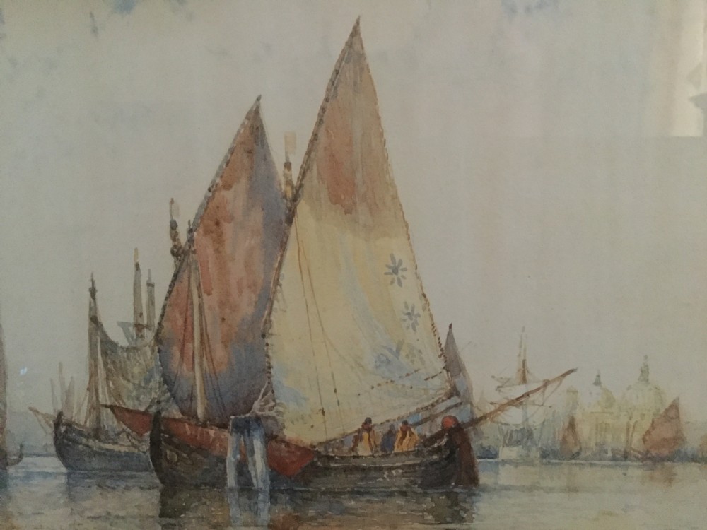 Watercolour of Venice by Frederick James Aldridge (1850-1933) View III
