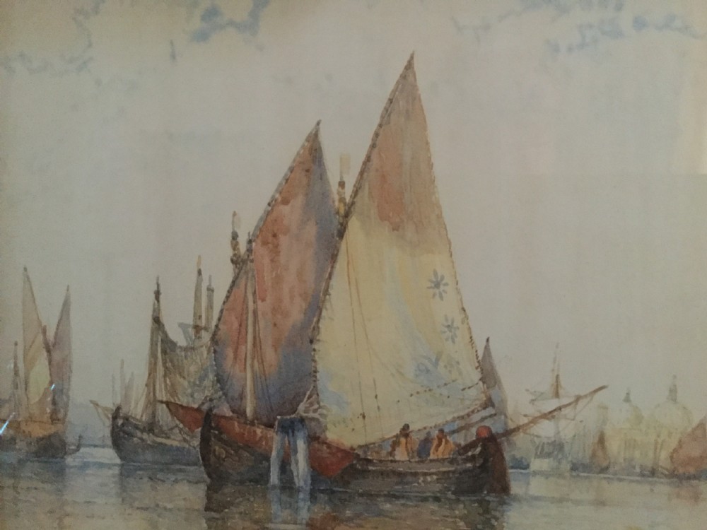 Watercolour of Venice by Frederick James Aldridge (1850-1933) View V