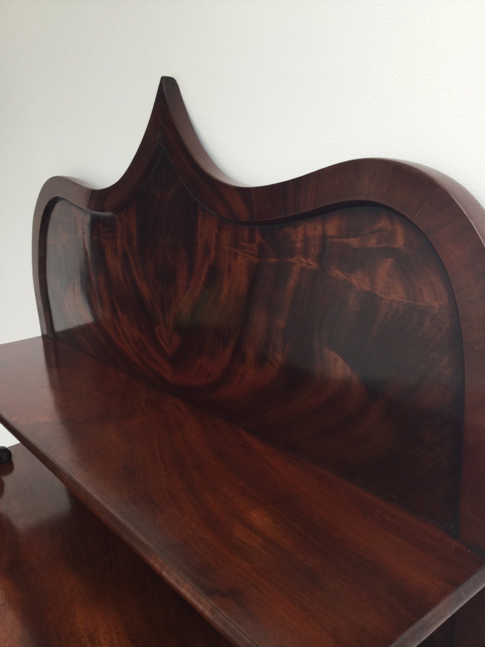 Late Regency mahogany chiffonier with cellarette c1830 View VII