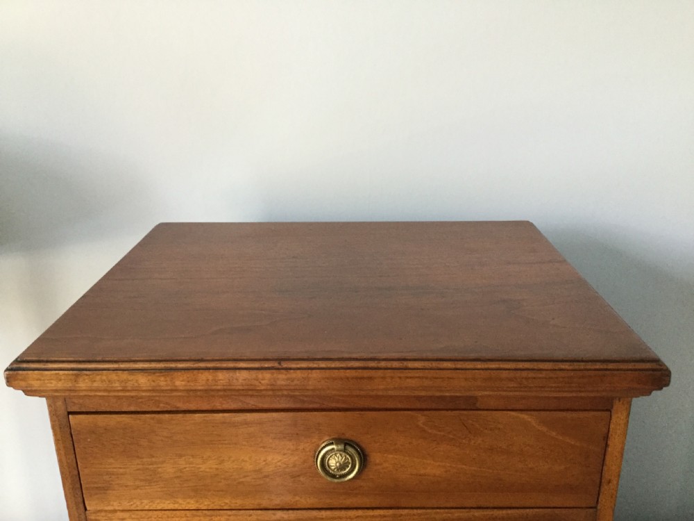 Antique mahogany 4 drawer collector’s chest c1900 View II
