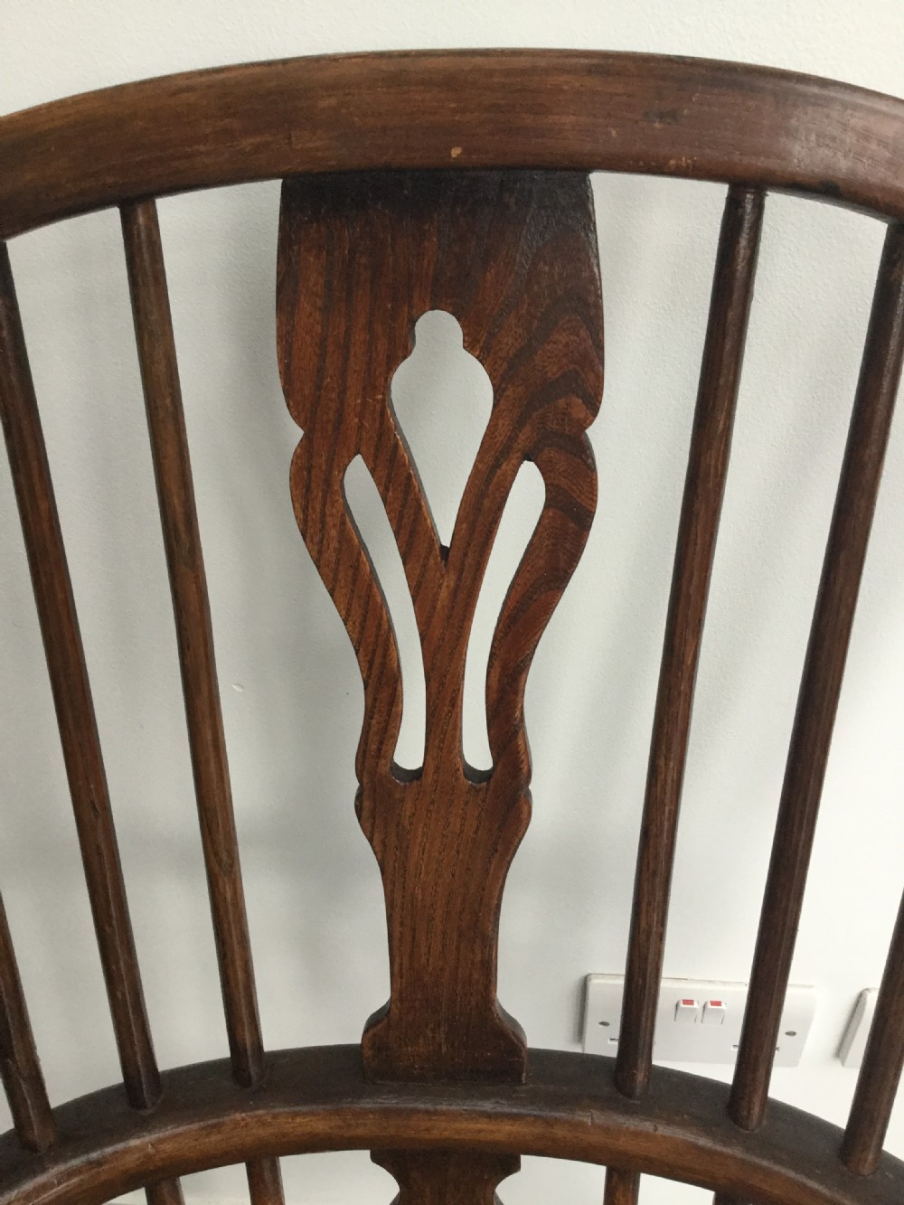 Antique elm & oak Windsor chair c1900 View VII