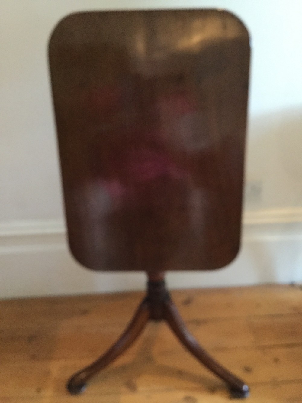 Georgian mahogany tilt top table c1800 View VII