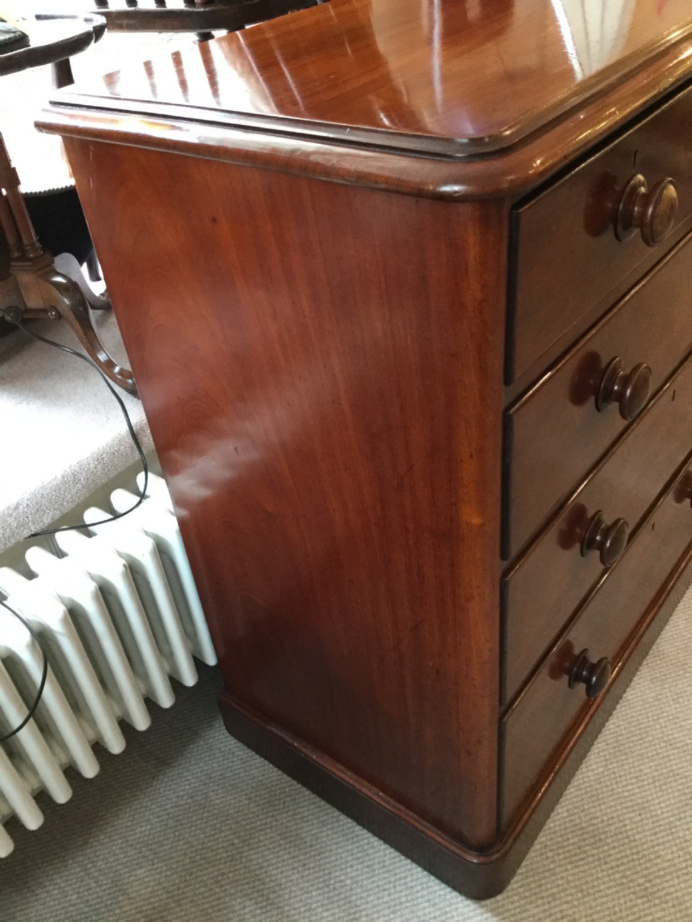 Late 19thC Victorian mahogany chest of good proportions View III