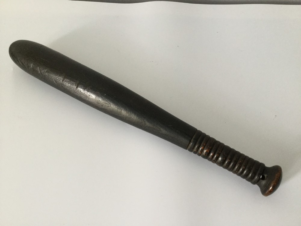 Two late 19thC truncheons View II