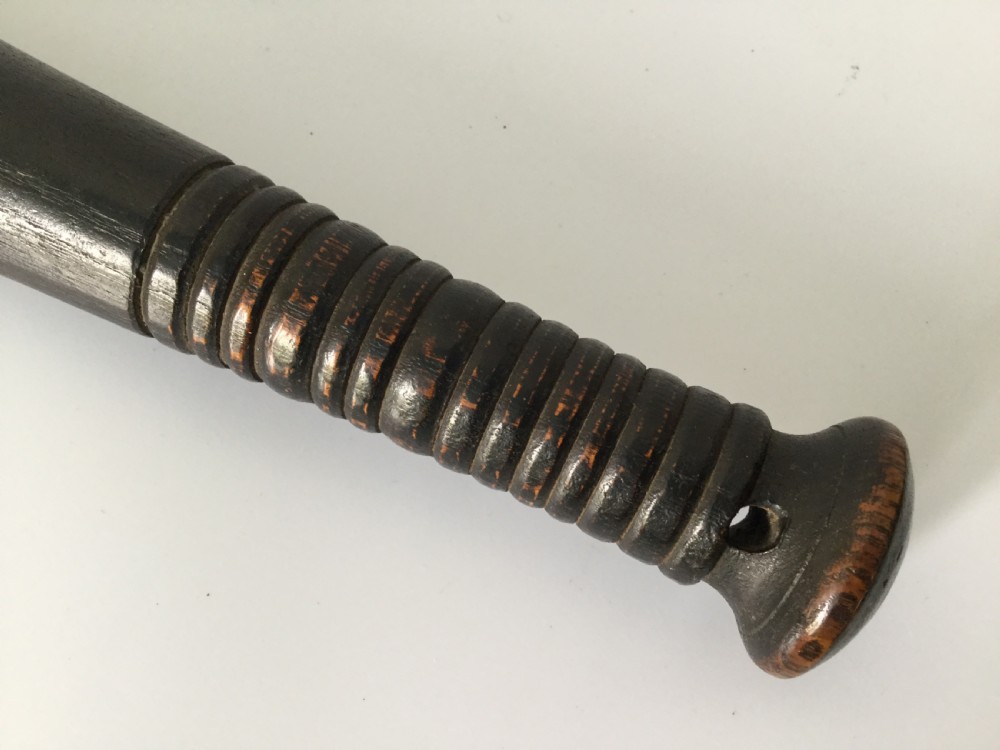 Two late 19thC truncheons View III